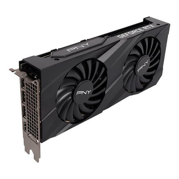 VCG30608DFBPB1 PNY Nvidia GeForce RTX 3060 8GB GDDR6 128-Bit HDMI / 3x DisplayPort PCI-Express 4.0 x16 Video Graphics Card