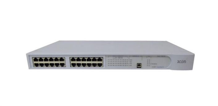 3C16987A 3Com SuperStack II 24-Ports 10/100Base-TX 3300 SM Switch (Refurbished)