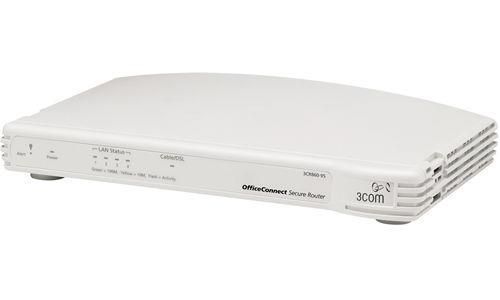 3CR860-95 3Com OfficeConnect Security Router 1 x 10/100Base-TX WAN, 4 x 10/100Base-TX LAN (Refurbished)