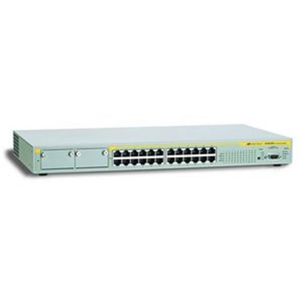 AT-8524M-10 Allied Telesis 24t 10/100Base-TX Plus 2 Mod Bays L2+ Switch (Refurbished)