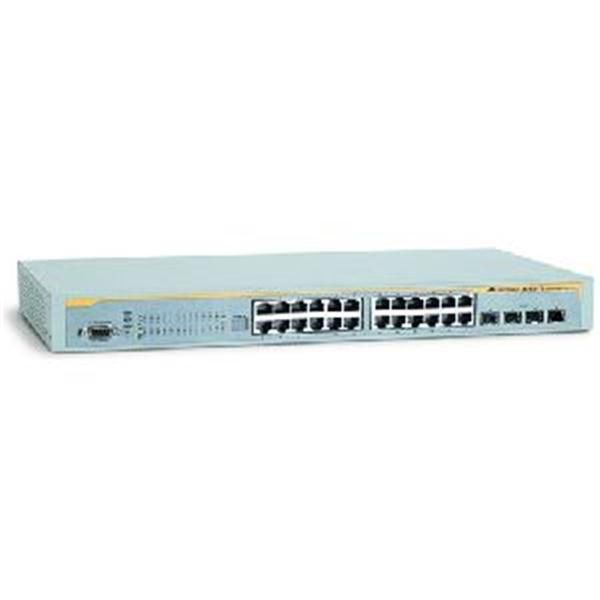 AT-9724TS-20 Allied Telesis 24pt 1000bt Stack L3 Switch Plus 4sfp (Refurbished)