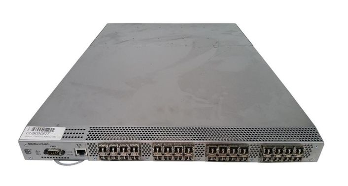 80-0201778-01 Brocade Silkworm 4100 32-Ports 4Gbps Fibre Channel Switch with 16x Active Ports (Refurbished)