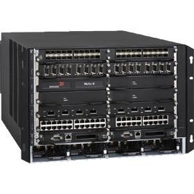 NI-MLX-8-AC-HSF Brocade NetIron MLX-8-AC Multi-Service IP/MPLS Aggregation Switching Router (Refurbished)