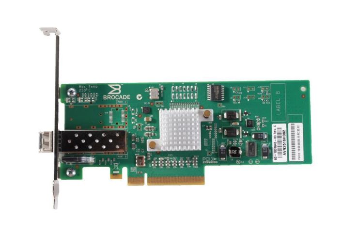 80-1001645-03 Brocade 8Gbps Single Ports PCI Express Fibre HBA with SFP GBIC