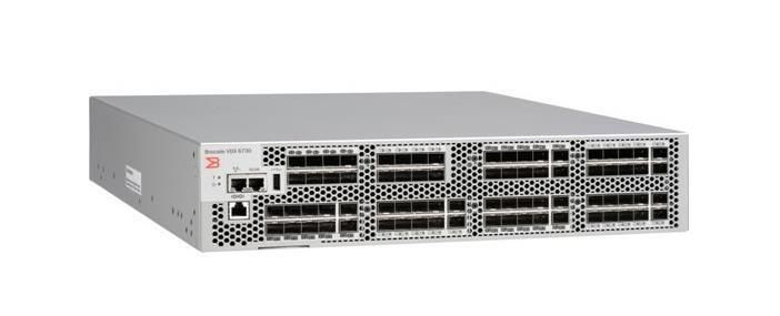 XBR-VDX6730-76FCOE-F Brocade Vdx 6730 76-Ports 10Gbps Managed Converged Switch with 16x 8Gbps Fibre Channel (Refurbished)