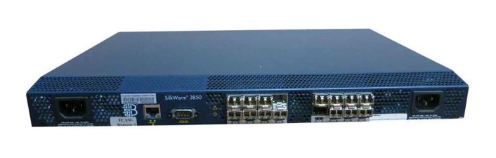 80-0001304-03 Brocade SilkWorm 3850 16-Ports 2Gbps Fibre Channel Rack Mountable Switch (Refurbished)
