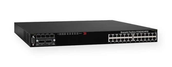 FCX624S-HOPE Brocade Fastiron Cx 24-Ports 1Gbps Ethernet Switch with 2x Stack Ports (Refurbished)