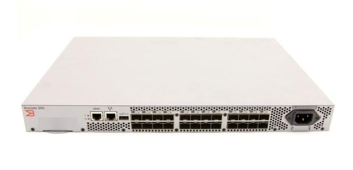 80-1001586-06 Brocade 300 SAN Switch 8 24 24 Active Ports Na 360 0008 (Refurbished)
