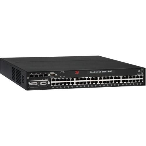 FGS648P-1LXOM-LW Brocade FastIron FGS648P 48-Ports Ethernet Switch (Refurbished)