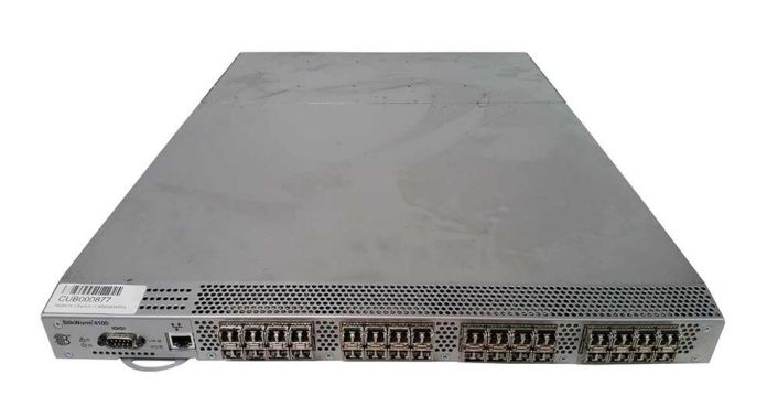 80-0201767-01 Brocade Silkworm 4100 32-Ports 4Gbps Fibre Channel Switch with 16x Active Ports (Refurbished)