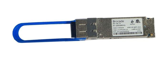 57-1000263-01 Brocade 40Gbps 40GBase-LR4 Single-mode Fiber 10km 1310nm LC Connector QSFP+Transceiver Module