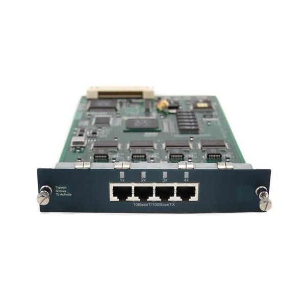 WS-X2914-XL-V Cisco Catalyst 2900 Series XL 4-Ports 10/100Base-TX LAN Switching Module (Refurbished)