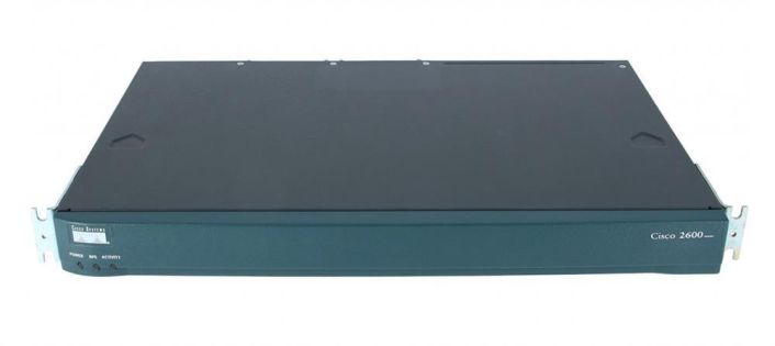 CISCO2611 Cisco 2611 Modular Router With 2 10BaseT Ethernet Ports 1 Network Module Slot 2 WIC Slots 8MB Flash & 32MB DRAM AC Power Supply (Refurbished)