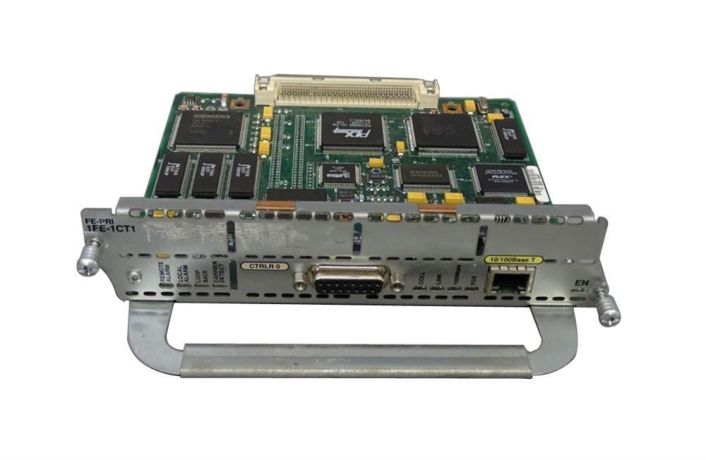NM-1FE1CT1 Cisco 3600 Series 1-Port 10/100 Fast Ethernet and 1 Port Channelized T1 PRI (Refurbished)