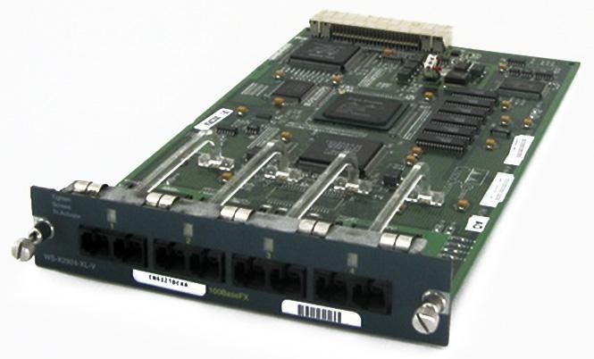 WS-X2924-XL-V Cisco Switching Module 4 x 100Base-FX LAN Switching Module (Refurbished)