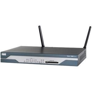 CISCO1802 Cisco 1802 Integrated Services Router 8x 10/100Base-TX LAN, 1 x 10/100Base-TX WAN, 1 x ADSLoISDN WAN, 1 x ISDN BRI (S/T) WAN (Refurbished)
