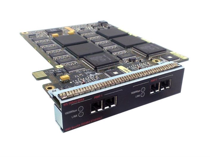 WS-U5534-GESX Cisco 2 port 1000BASE SX SC Module for Sup Eng III (Refurbished)
