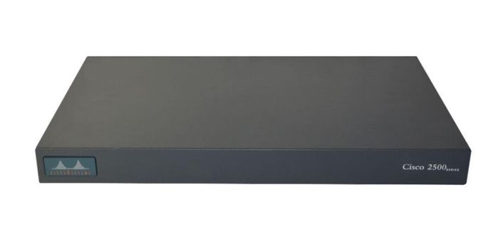 CISCO2524 Cisco 2524 Router With 1 Ethernet 3 WAN Slots 4MB Flash x 4MB DRAM. AC P.S. (Refurbished)