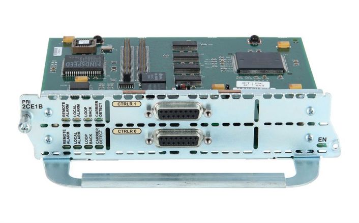 NM-2CE-1B Cisco 2600/3600 2Port Channelised E1 ISDN PRI Balanced Network Module