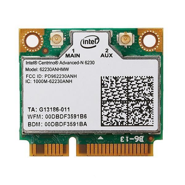 62230ANHMW Dell Lan Wireless WiFi WLan Bt Bluetooth Half Card