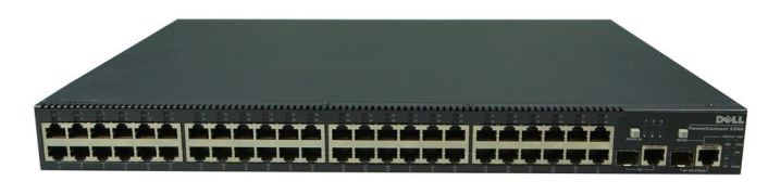 G0488 Dell PowerConnect 3348 48-Ports 10/100 + 2x SFP + 2x 10/100/1000 Fast Ethernet Managed Switch (Refurbished)