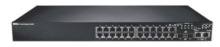 0K688K Dell PowerConnect 3524 24-Ports 10/100 + 2 x Gigabit SFP + 2 x 10/100/1000 Managed Switch (Refurbished)