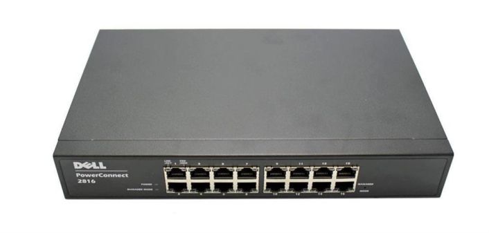 210-27776 Dell PowerConnect 2816 16-Ports 10/100/1000 Web-Managed Switch (Refurbished)