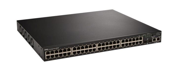 3548P Dell PowerConnect 48-Ports x 10/100 + 2x shared SFP + 2x 10/100/1000 Fast Ethernet Poe Switch (Refurbished)