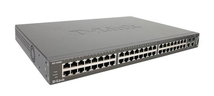 DES3350SR D-Link Des-3350 48 Port 10/100 + 2 X Combo 1000t/gbic Layer 3 (Refurbished)