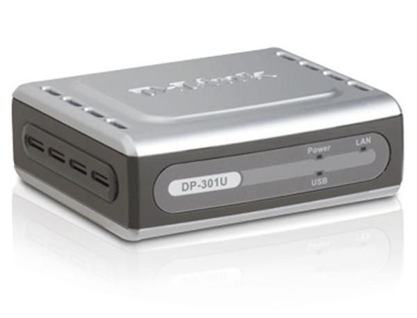 DP-301U-A1 D-Link DP-301U Fast Ethernet Print Server 10/100TX 1 USB Port