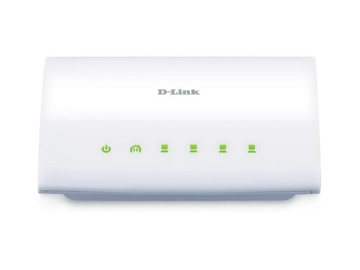 DHP-346AV D-Link 200 Mbps HomePlug AV 4-Port x 10/100Base-TX Ethernet Switch (Refurbished)