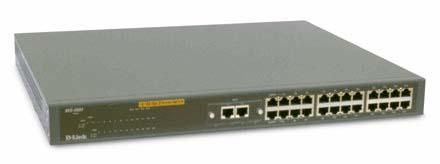DES-3624 D-Link 22-Port Nway 10/100 Client Ethernet Switch (Refurbished)