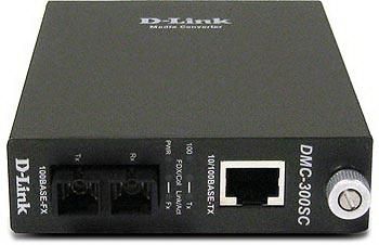 DMC-300SC-A1 D-Link 100Base-TX to 100Base-FX Multimode SC Media Converter (Refurbished)