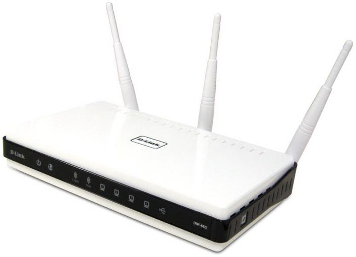 DIR-665 D-Link Xtreme N Wireless Router IEEE 802.11n 3 x Antenna ISM Band UNII Band 450 Mbps Wireless Speed 4 x Network Port 1 x Broadband Port (Refurbished)