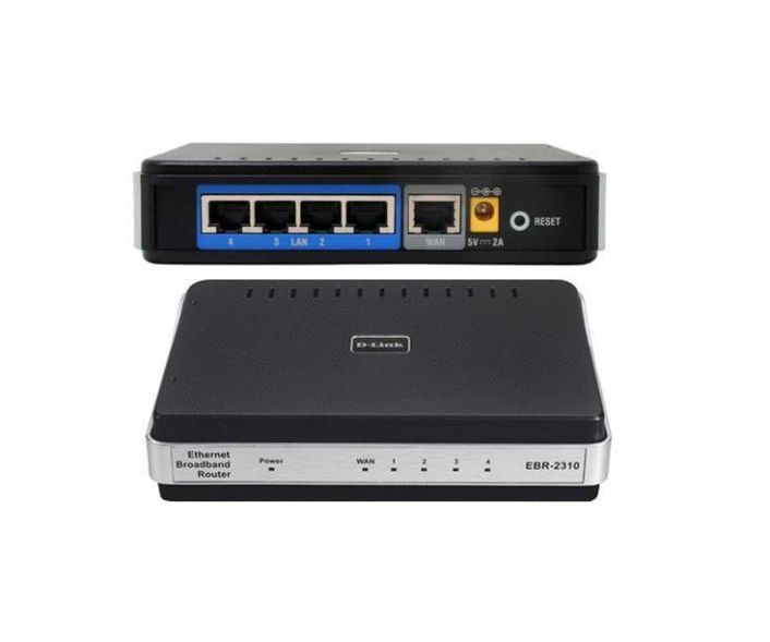 EBR2310 D-Link 4-Port 10/100Mbps Ethernet Broadband Router (Refurbished)
