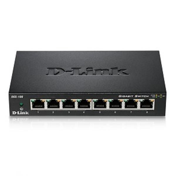 DSS-8+ F2 D-Link 8-Ports 10/100 Ethernet Switch HW version F2 (Refurbished)