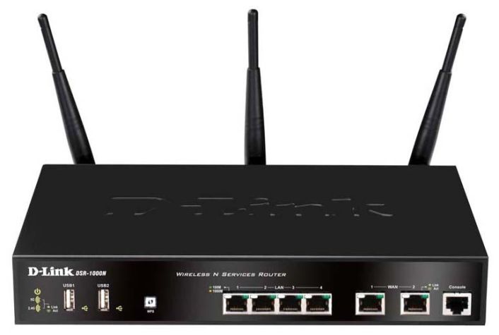 DSR-1000N D-Link 54mbps 4 X 10/100/1000Base-TX Network Wireless Security Router (Refurbished)