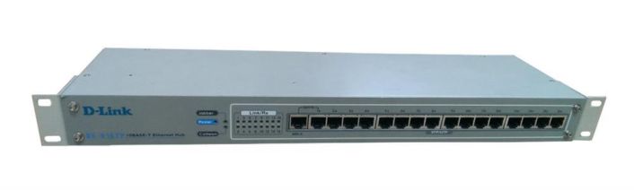 DE-816TAC D-Link 16-Port 10BaseT Ethernet Hub (Refurbished)