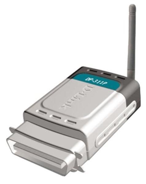 DP-311P D-Link Air Wireless Print Server 1 x Parallel Wi-Fi IEEE 802.11b External (Refurbished)