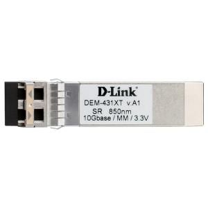 DEM-431XT D-Link 10Gbps 10GBase-SR Multi-mode Fiber 300m 850nm Duplex LC Connector SFP+ Transceiver Module