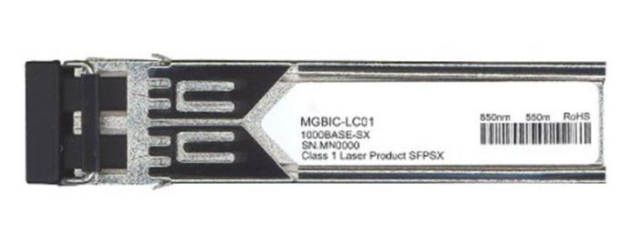 MGBIC-LC01 Enterasys 1Gbps 1000Base-SX Multi-mode Fiber 550m 850nm Duplex LC Connector SFP (mini-GBIC) Transceiver Module (Refurbished)