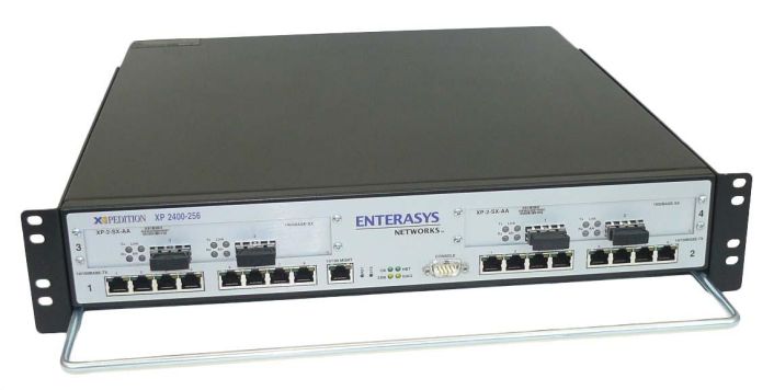XP-2400-256 Enterasys Networks X-Pedition 2400 w/256MB Memory 16-Ports RJ-45 10/100Base-TX Fast Ethernet Switch (Refurbished)