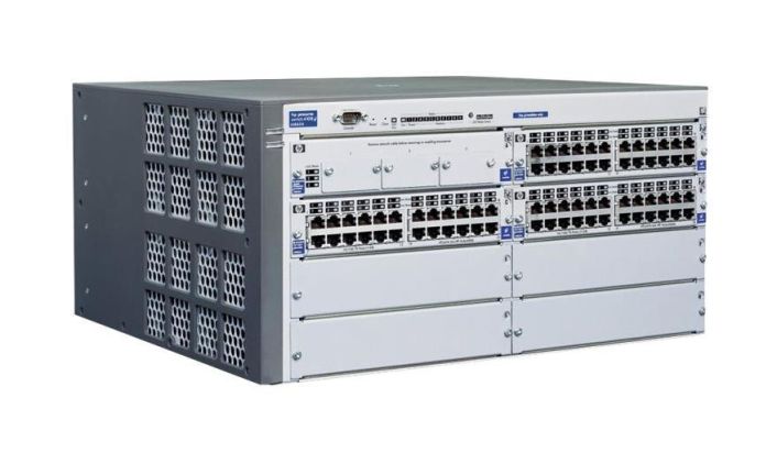 J4861A#ABA HP ProCurve 4108gl bundle Fast Ethernet Switch 72 x 10/100Base-TX RJ-45 LAN (Refurbished)