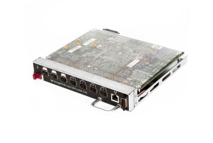 288247-B21 HP StorageWorks Modular Smart Array SAN Switch 2/8 SFP Integrated into the Modular Smart Array 1000 (MSA1000) System (Refurbished)