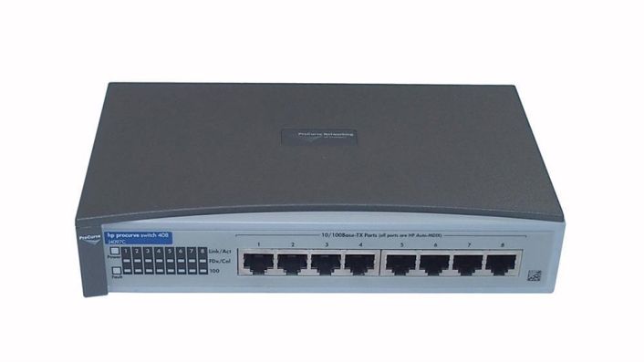 J4097C#ABA HP ProCurve Switch 408 8-Ports 10Base-T 100Base-TX RJ-45 Fast Ethernet (Refurbished)