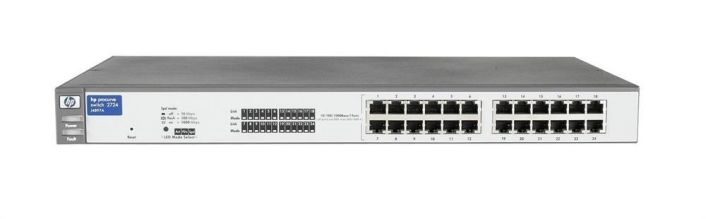 J4897A HP ProCurve 2724 24-Ports RJ-45 1Gbps Unmanaged GigaBit Ethernet Switch Rack Mountable (Refurbished)