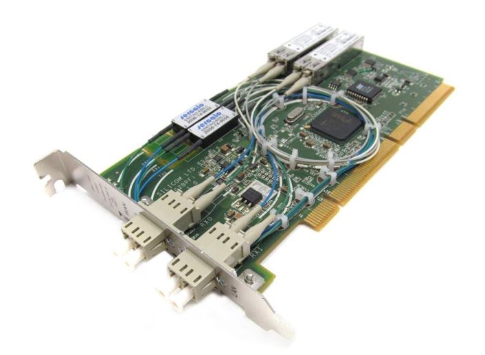410817-001 HP EFS N2F Dual-Ports Fibre Channel Ethernet 1000Base-SX PCI-X WAN Accelerator Network Adapter