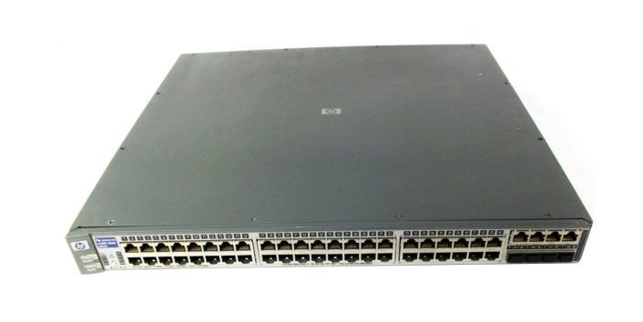 J4904A#ABA HP ProCurve Switch 2848 48-Ports SFP EN Fast EN Managed Stackable GigaBit Ethernet Switch 4 x GigaBit Ports SFP and 44 x 10/100Base-T Ports SFP (Refurb (Refurbished)