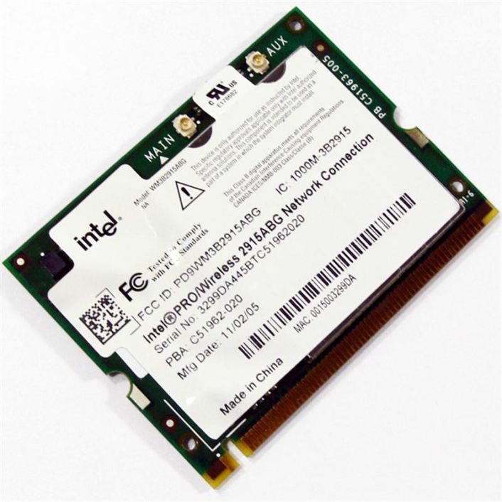 373900-001 HP 2915ABG Mini PCI 802.11a/b/g Wireless LAN (WLAN) Network Interface Card for HP NC4000/TC4000