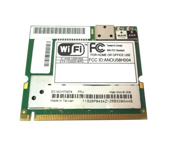 26P8522 IBM 802.11b Mini-PCI Wireless Network Card for ThinkPad